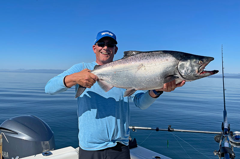 chinook fishing comox valley