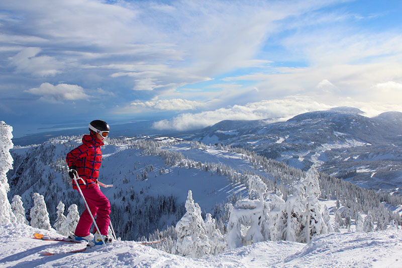 skier mount washington